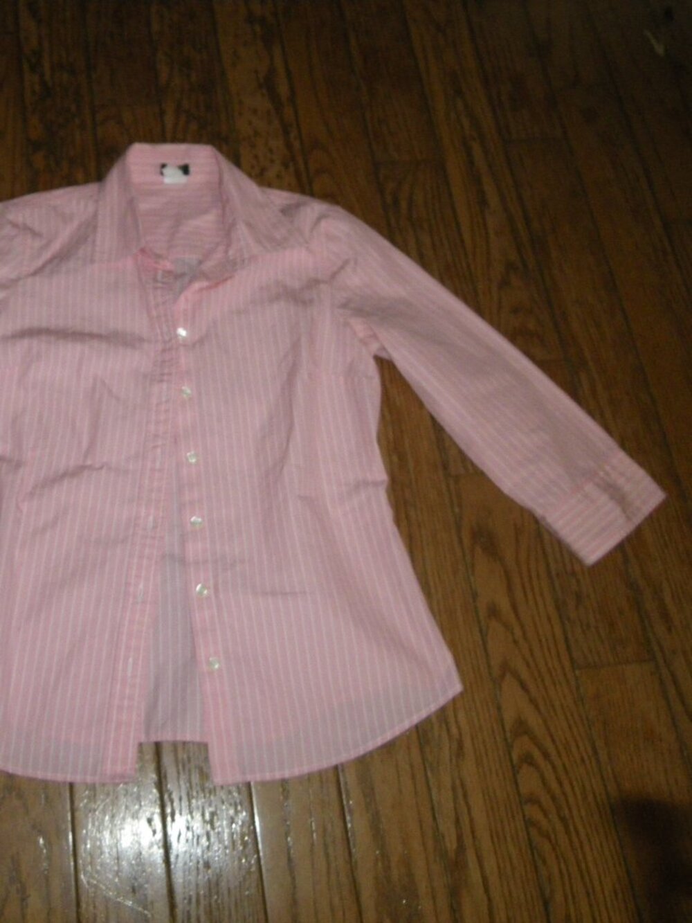 Women’s 100% Cotton J. Crew Pin Stripe Button Up Blouse - Picture 5 of 5